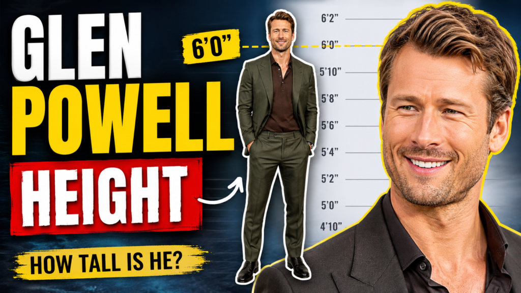 Glen Powell Height